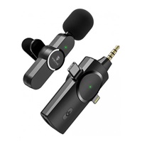 Bezdrôtový mikrofón Viking s klipom M360, USB-C / Lightning / 3,5 mm jack