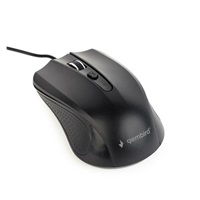 Myš GEMBIRD MUS-4B-01, drôtová, optická, 1200 dpi, USB, čierna