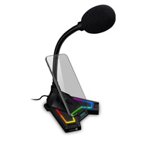 Mikrofón CONNECT IT NEO RGB ProMIC, čierny