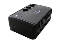 EUROCASE UPS EA200PRO+ 600VA s čistou sínusovou vlnou (3x zásuvka)