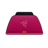 RAZER Univerzální rychlonabíjecí stojan, pro PlayStation 5, Cosmic Red