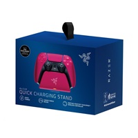 RAZER Univerzální rychlonabíjecí stojan, pro PlayStation 5, Cosmic Red