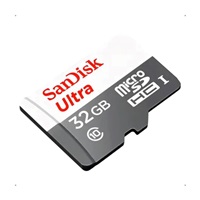 SanDisk MicroSDHC karta 32GB Ultra (100MB/s, Class 10, Android) + adaptér