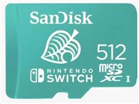 Karta SanDisk MicroSDXC 512 GB pre Nintendo Switch (R:100/W:90 MB/s, UHS-I, V30,U3, C10, A1) licencovaný produkt,Super Mario