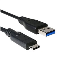 C-TECH USB kábel 2.0 AM na USB-C (AM/CM), 1 m, čierna