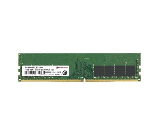 DDR4 DIMM 16GB 2666MHz TRANSCEND 1Rx8 2Gx8 CL19 1.2V