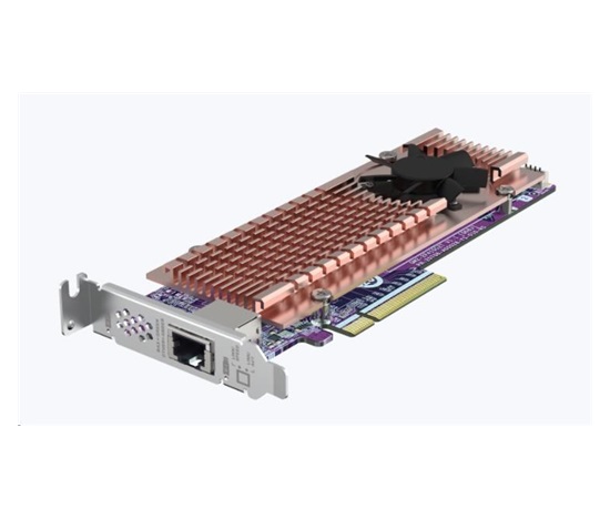 QNAP QM2-2P410G1T rozšiřující karta 1x10GbE, 2xM.2 NVMe 2280 PCIe Gen4x4 pro PC i NAS