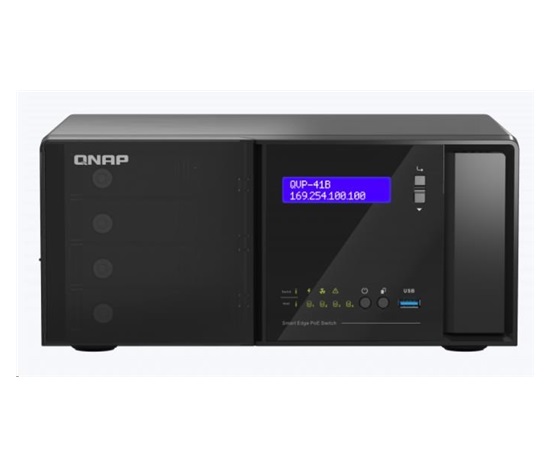 QNAP QVP-41B-8G-P (2C/J4125/2.0GHz/8GBRAM/4xSATA/2xM.2/3xUSB3.0/2xHDMI/2x2,5GbE,Kamery: 8 (max24)