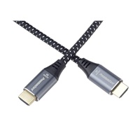 Kábel HDMI PREMIUMCORD 2.1 vysokorýchlostný + ethernetový kábel 8K@60Hz, pozlátené konektory, 1,5 m