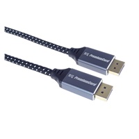 Kábel PREMIUMCORD DisplayPort 1.4 pripojovacie káble, kovové a pozlátené konektory, 0,5 m