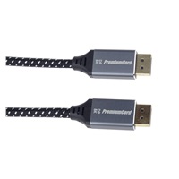 Kábel PREMIUMCORD DisplayPort 1.4 pripojovacie káble, kovové a pozlátené konektory, 0,5 m