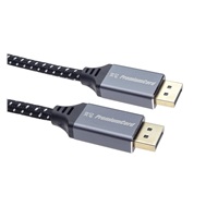 Kábel PREMIUMCORD DisplayPort 1.4 pripojovacie káble, kovové a pozlátené konektory, 1,5 m