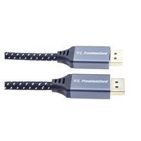 Kábel PREMIUMCORD DisplayPort 1.4 pripojovacie káble, kovové a pozlátené konektory, 1,5 m