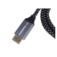 Kábel PREMIUMCORD DisplayPort 1.4 pripojovací kábel, kovové a pozlátené konektory, 2 m