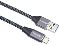 PREMIUMCORD USB-C na USB 3.0 A (USB 3.1 generácia 1, 3A, 5Gbit/s) 3m opletenie