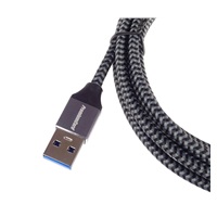PREMIUMCORD USB-C na USB 3.0 A (USB 3.1 generácia 1, 3A, 5Gbit/s) 3m opletenie