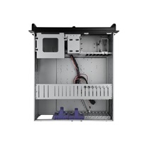 CHIEFTEC skříň Rackmount 4U ATX/mATX, UNC-409S-B-500BDF, 500W BDF-500S, černá
