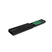 Vonkajší rám CHIEFTEC pre M.2 PCIe NVMe/S-ata SSD Enclosure Tool-Less, s konektorom USB typu C, čierna