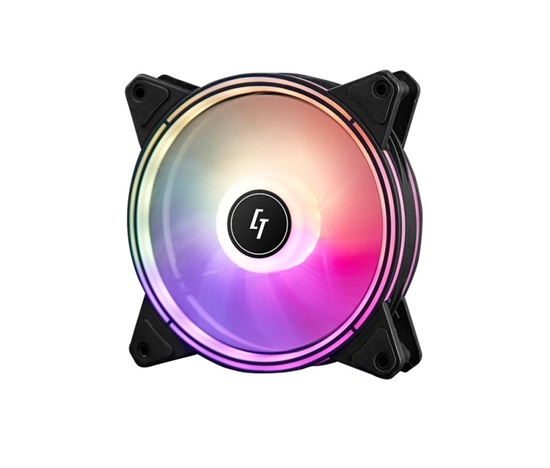 Ventilátor CHIEFTEC RGB NF-1225RGB, 120x120x25 mm, s 3pinovým/ 4pinovým konektorom