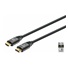 Manhattan kabel HDMI s Ethernetem, HDMI Male na Male, 1m, černá
