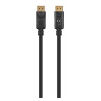 Manhattan kabel DisplayPort 1.4, DisplayPort Male na Male, 1m, černá