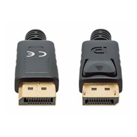 Manhattan kabel DisplayPort 1.4, DisplayPort Male na Male, 3m, černá