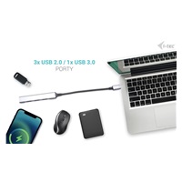 iTec USB-C Metal HUB 1x USB 3.0 + 3x USB 2.