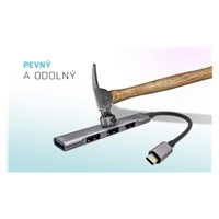 iTec USB-C Metal HUB 1x USB 3.0 + 3x USB 2.