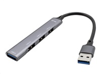 iTec USB 3.0 Kovový HUB 1x USB 3.0 + 3x USB 2.