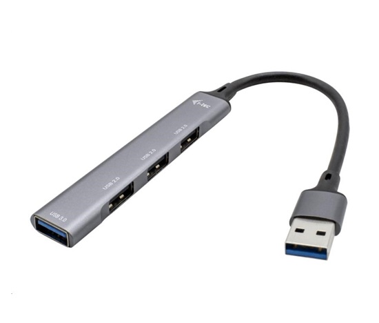 iTec USB 3.0 Kovový HUB 1x USB 3.0 + 3x USB 2.