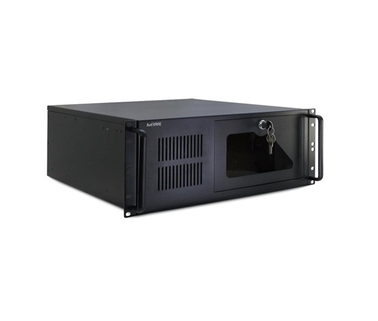 serverová skriňa 1stCOOL IPC 4U-450, 19" Rack Black, bez zdroja napájania