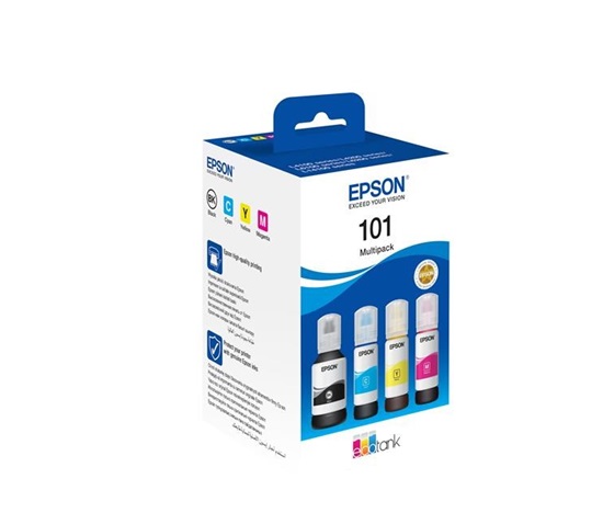 Atrament EPSON 101 EcoTank 4-farebné balenie Multipack