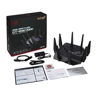 ASUS ROG Rapture GT-AXE11000 (AXE11000) WiFi 6E Extendable Gaming Router, 2.5G port, Aimesh, 4G/5G Mobile Tethering