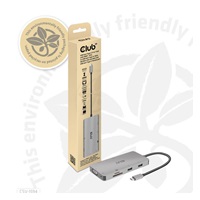 Club3D hub USB-C, rozbočovač 9 v 1 s HDMI, VGA, 2x USB Gen1 Type-A, RJ45, 100W PD