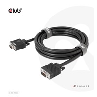 Club3D kabel oboustranný VGA, M/M, 28AWG, 3m