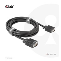 Club3D kabel oboustranný VGA, M/M, 28AWG, 3m