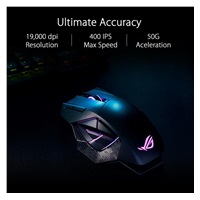 Myš ASUS ROG SPATHA X (P707), bezdrôtová, čierna
