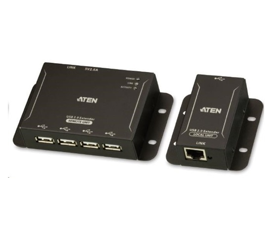 ATEN 4-portový USB 2.0 extender cez Cat5/Cat5e/Cat6 do 50 m