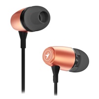 GENIUS sluchátka HS-M318 METALLIC GOLD/ zlatá/ 4pin 3,5 mm jack