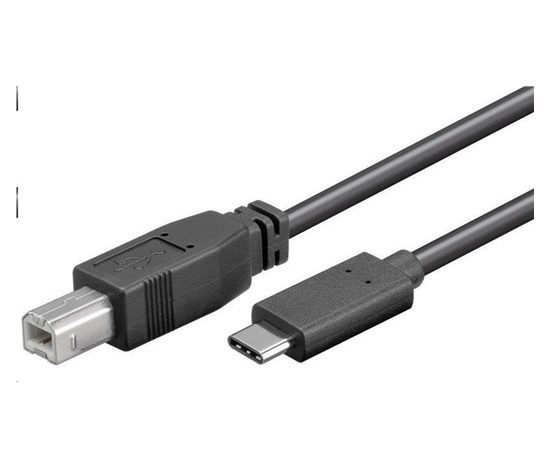 Kábel USB PREMIUMCORD 3.1 konektor C/male - USB 2.0 konektor B/male, 1m