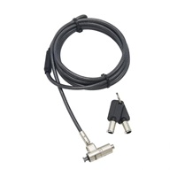 Bezpečnostný káblový nano zámok DICOTA Ultra Slim s kľúčom, štrbina 2,5x6 mm