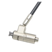 Bezpečnostný káblový nano zámok DICOTA Ultra Slim s kľúčom, štrbina 2,5x6 mm