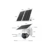 Viking solárna outdoorová HD kamera HDs02 4G, bílá