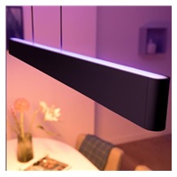 PHILIPS Ensis Svítidlo závěsné, Hue White and color ambiance, 24V, 2x39W integr.LED, Černá