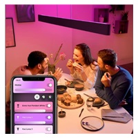 PHILIPS Ensis Svítidlo závěsné, Hue White and color ambiance, 24V, 2x39W integr.LED, Černá