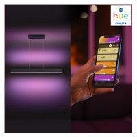 PHILIPS Ensis Svítidlo závěsné, Hue White and color ambiance, 24V, 2x39W integr.LED, Černá