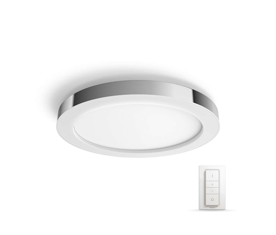 PHILIPS Adore Stropní svítidlo, Hue White ambiance,  230V, 1x40W integr.LED, Chrom (3418411P6)