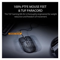 Myš ASUS TUF GAMING M4 AIR (P307), USB, čierna