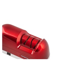 Orava elektrický brousek nožů, dvoustupňový ostřící systém, diamantové brusné kotouče, červený