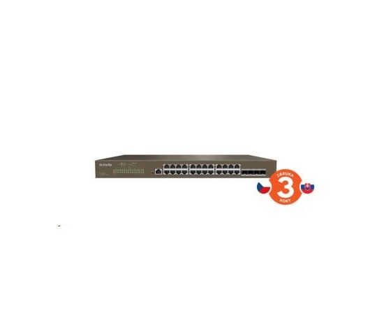 Tenda TEG5328F Gigabitový manažovaný L3 switch
